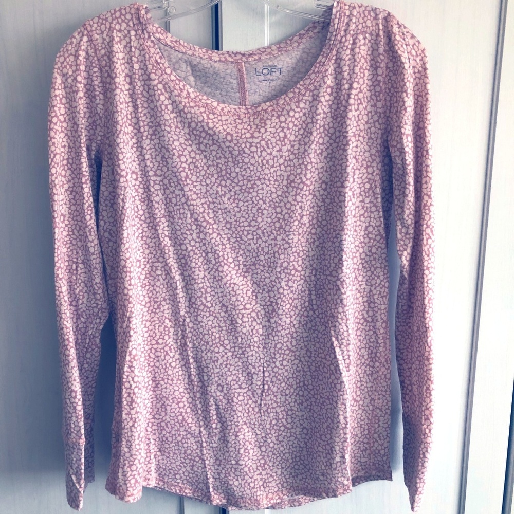 LOFT Pebble Print Layering Tee